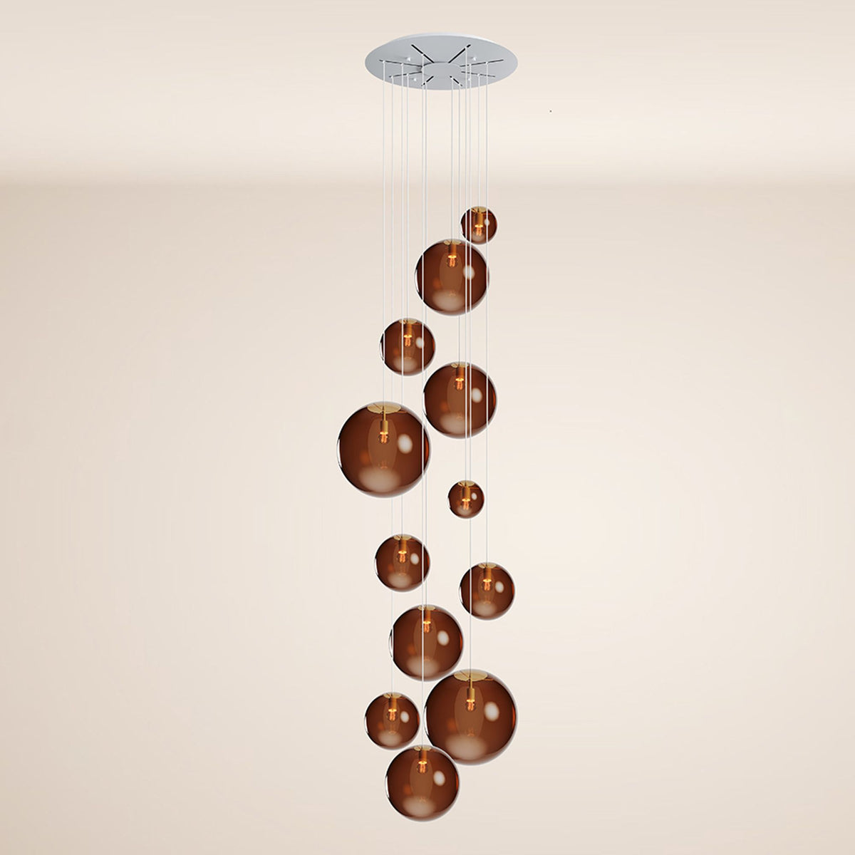 s.luce Orb Galerieleuchte 12-flammig Modular - 179436 - s.luce® - homecoming lights.