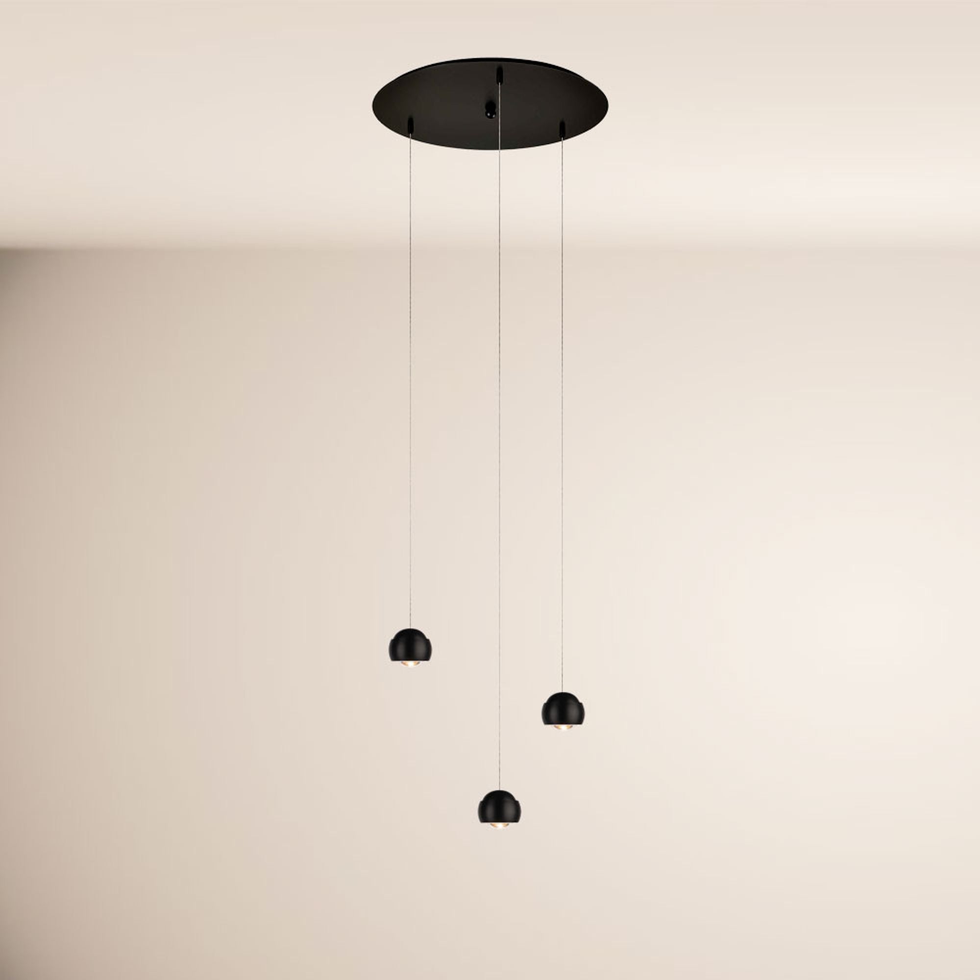 s.luce Modular Hängeleuchten-Baldachin 3-flammig oder 5-flammig - 139317 - s.luce® - homecoming lights.