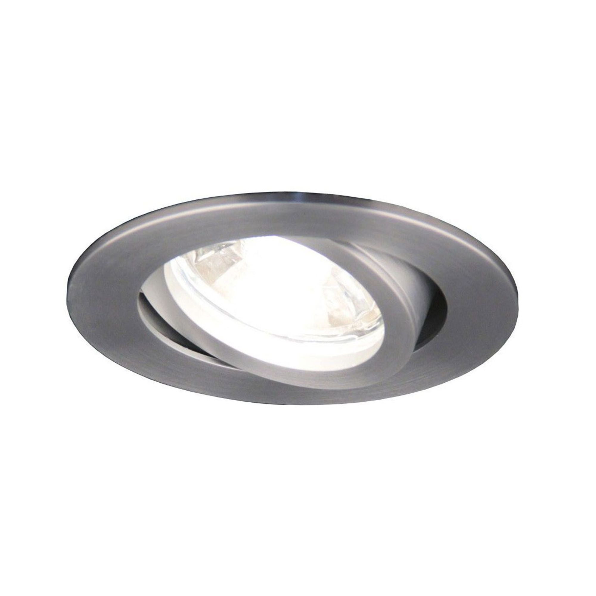 s.luce GU10 Einbaustrahler True schwenkbar 230V Alu-Matt