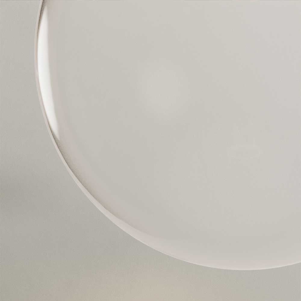 s.luce Orb Axis Glas-Tischlampe Dreibein 20cm