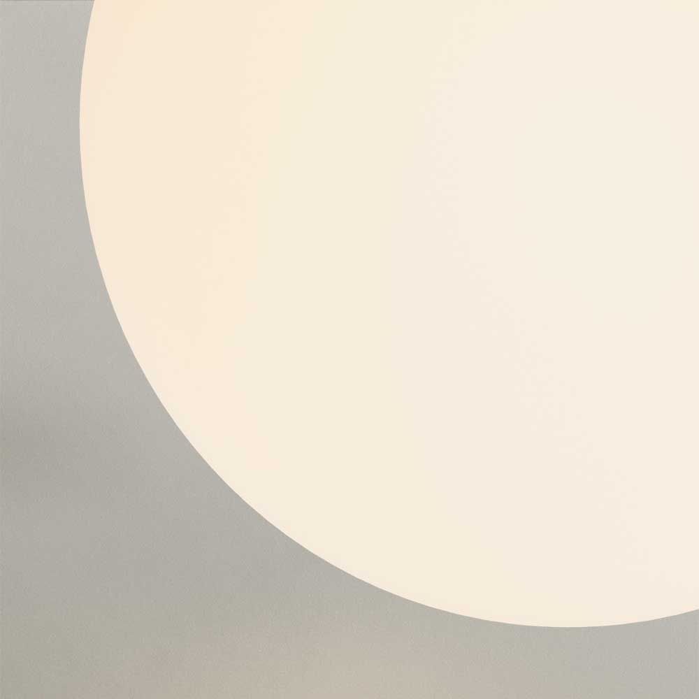 s.luce Orb Axis Glas-Tischlampe Dreibein 20cm