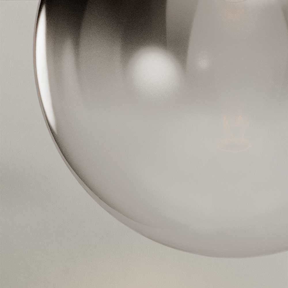 s.luce Orb Axis Glas-Tischlampe Dreibein 20cm