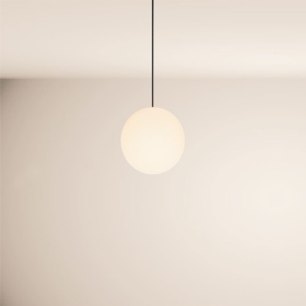 s.luce Orb Glaskugel Galerieleuchte 500cm Aufhängung Schwarz