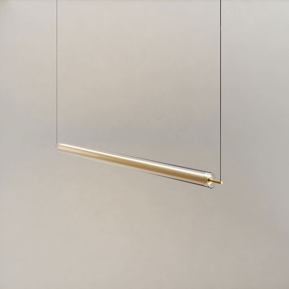 s.luce Ranya LED Up & Down Pendelleuchte mit Glas-Cover & Fernbedienung