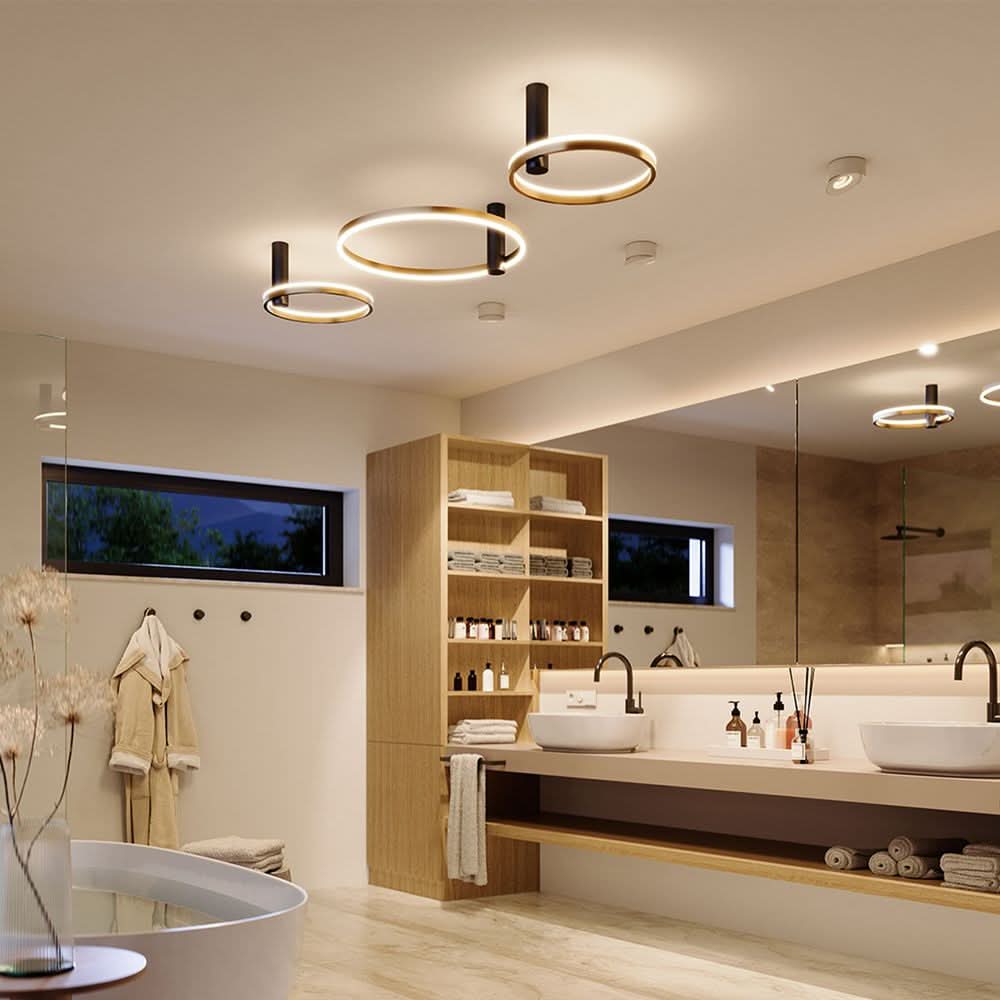 s.luce Ring Air LED Wandleuchte & Deckenlampe Ø 60cm