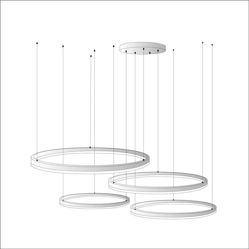 s.luce Ring Umbau exzentrisch (ohne LED-Ringe)