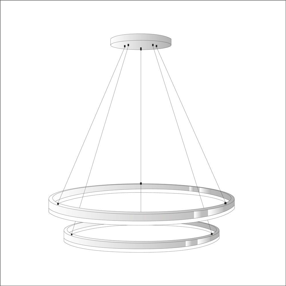 s.luce Ring Umbau zentrisch (ohne LED-Ringe)