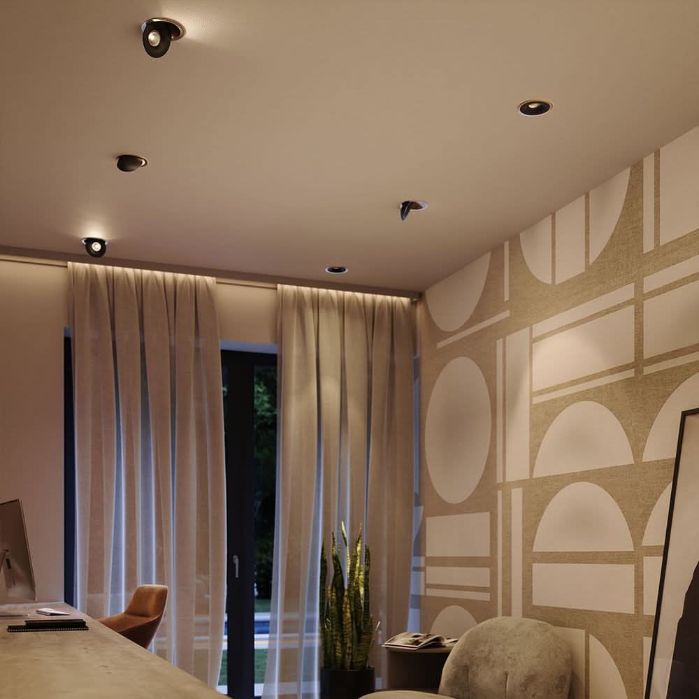 s.luce Santa Deep LED-Einbaustrahler schwenkbar & dimmbar