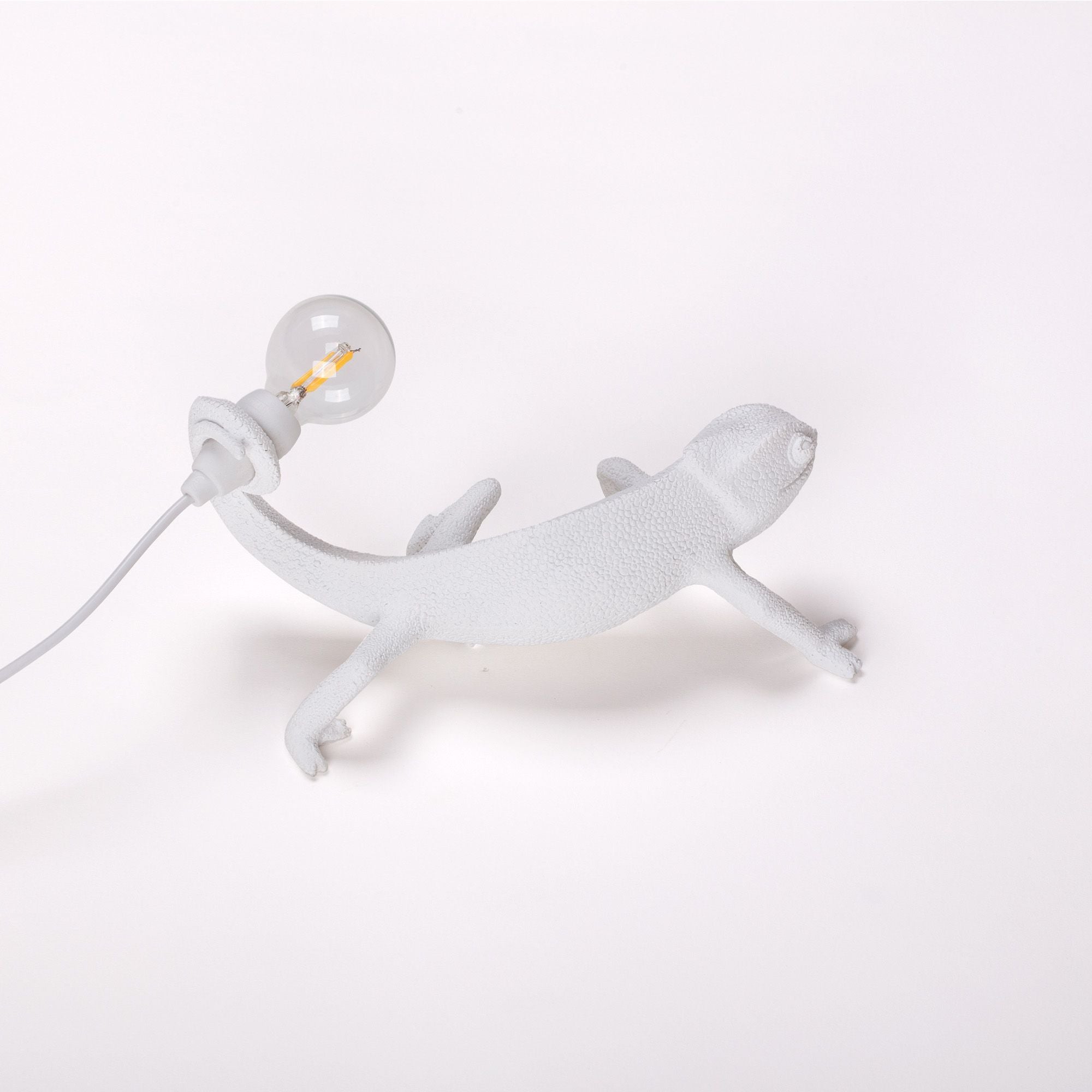 Seletti Chameleon Still LED-Tischleuchte USB Weiß
