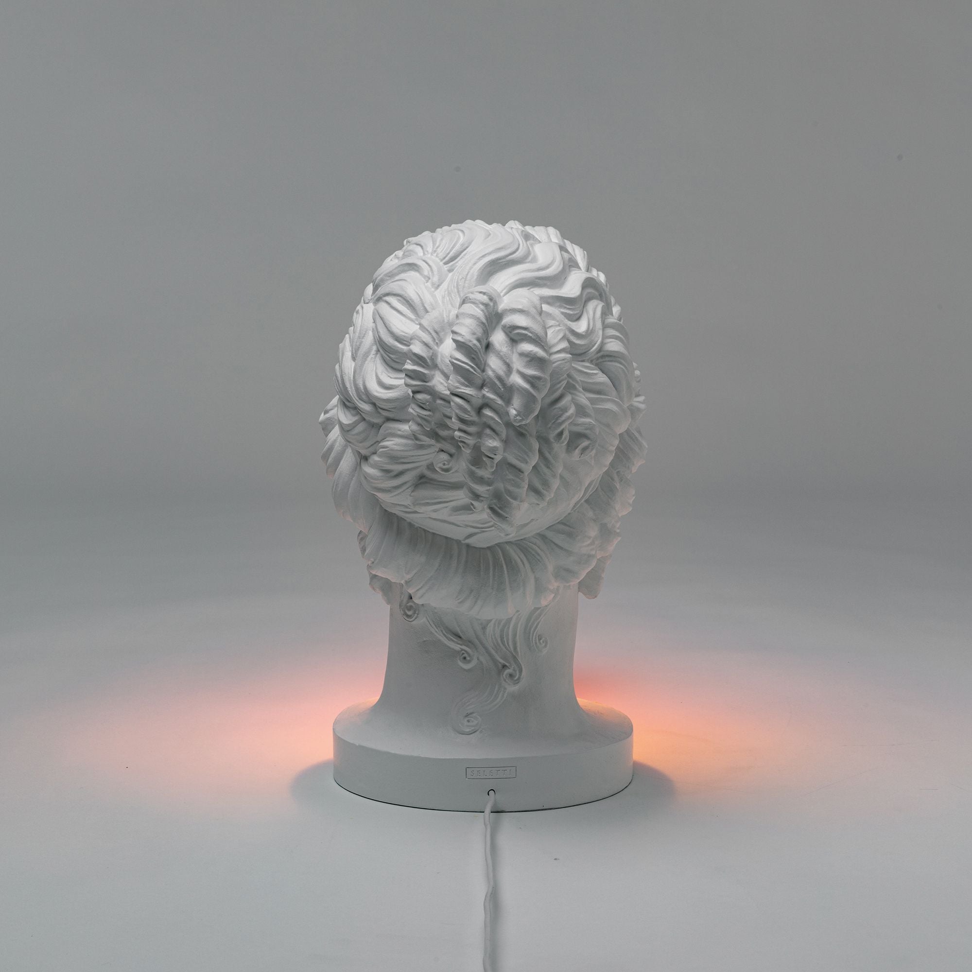 Seletti Grace LED-Tischleuchte Weiß, Pink