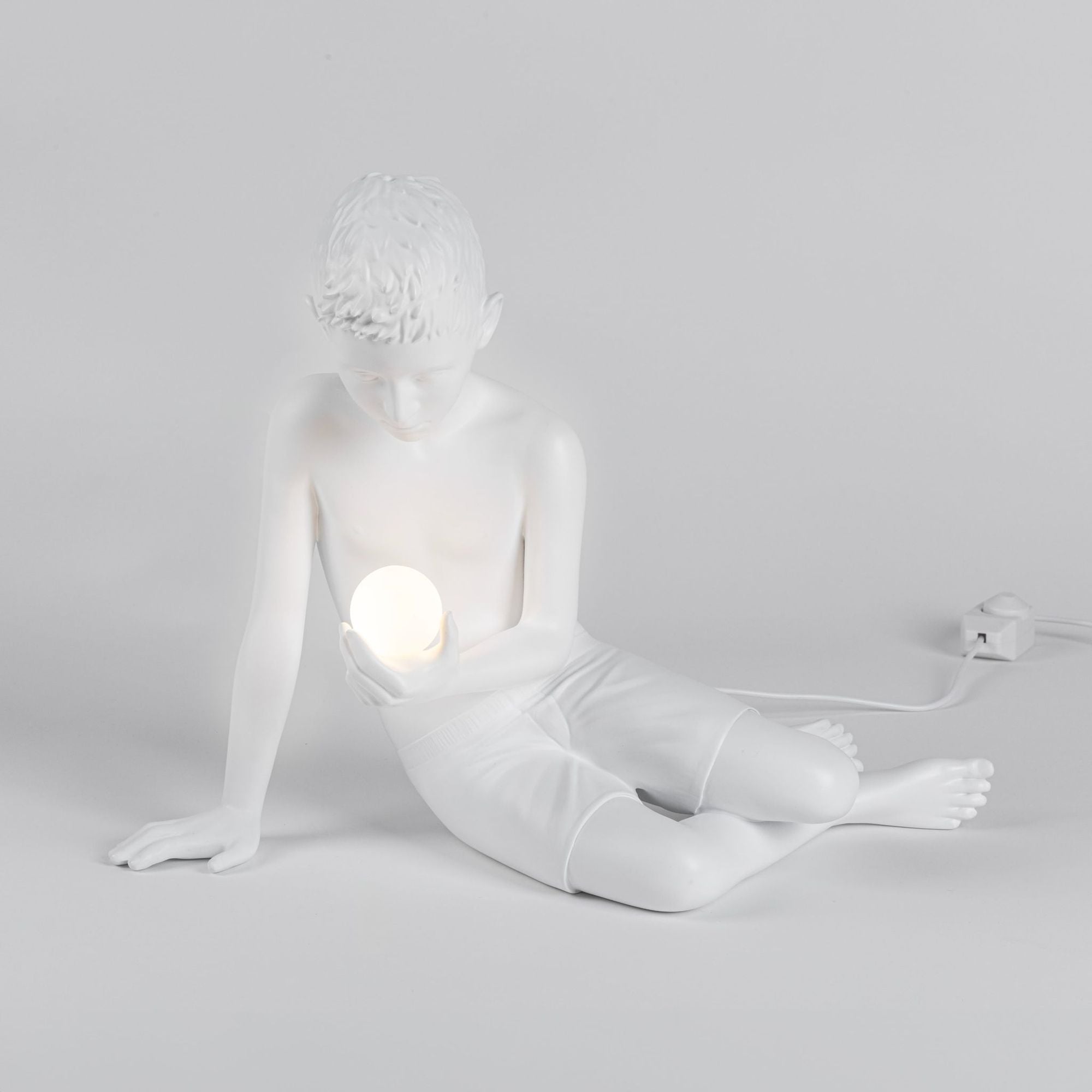 Seletti Innerflow Mini LED-Dekoleuchte Junge Harz
