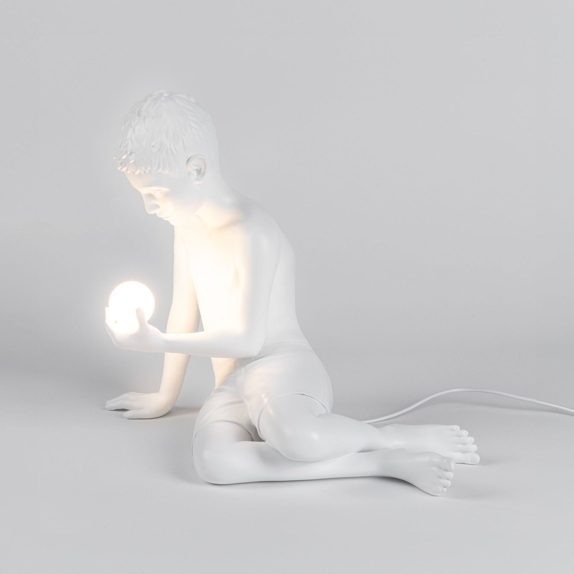 Seletti Innerflow Mini LED-Dekoleuchte Junge Harz