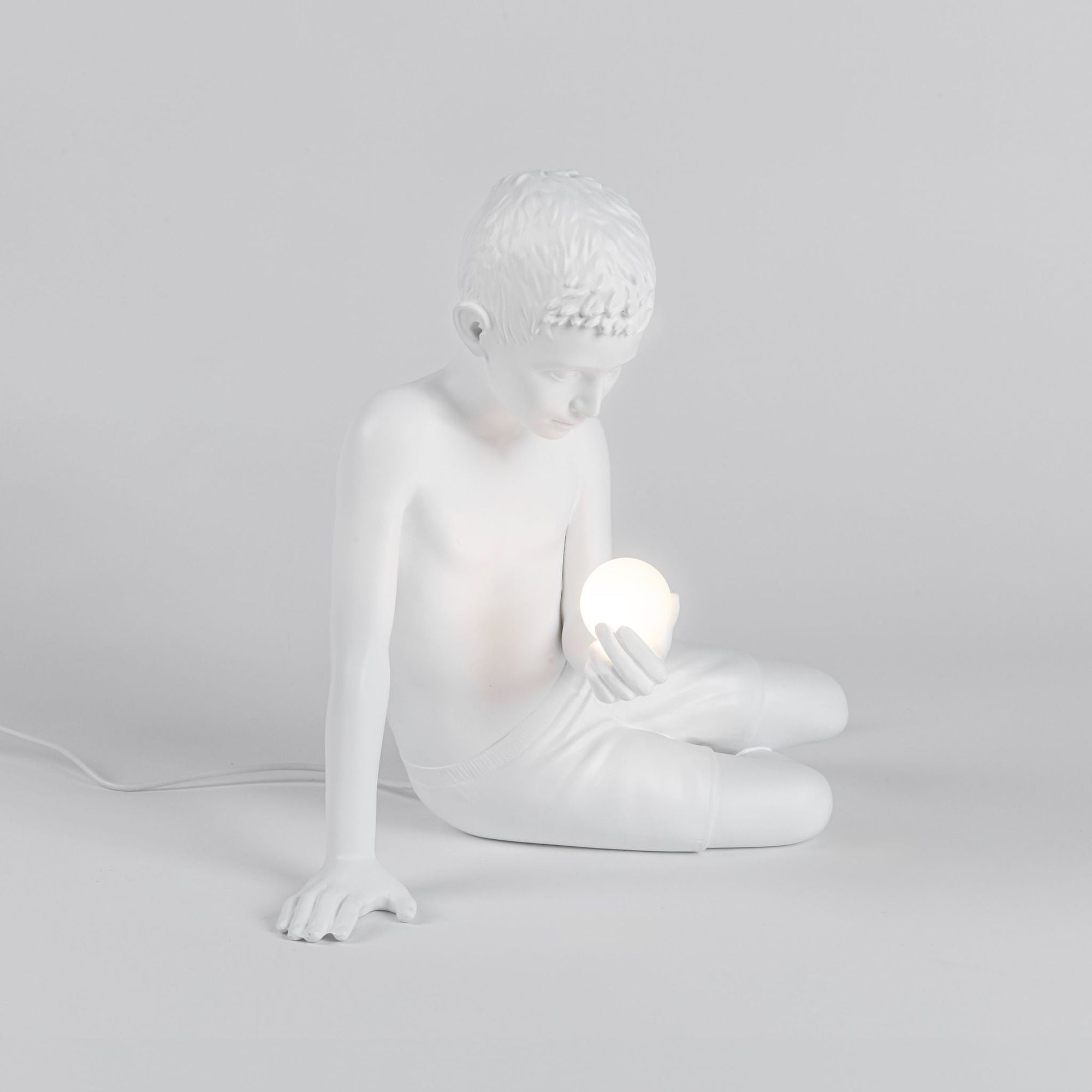 Seletti Innerflow Mini LED-Dekoleuchte Junge Harz