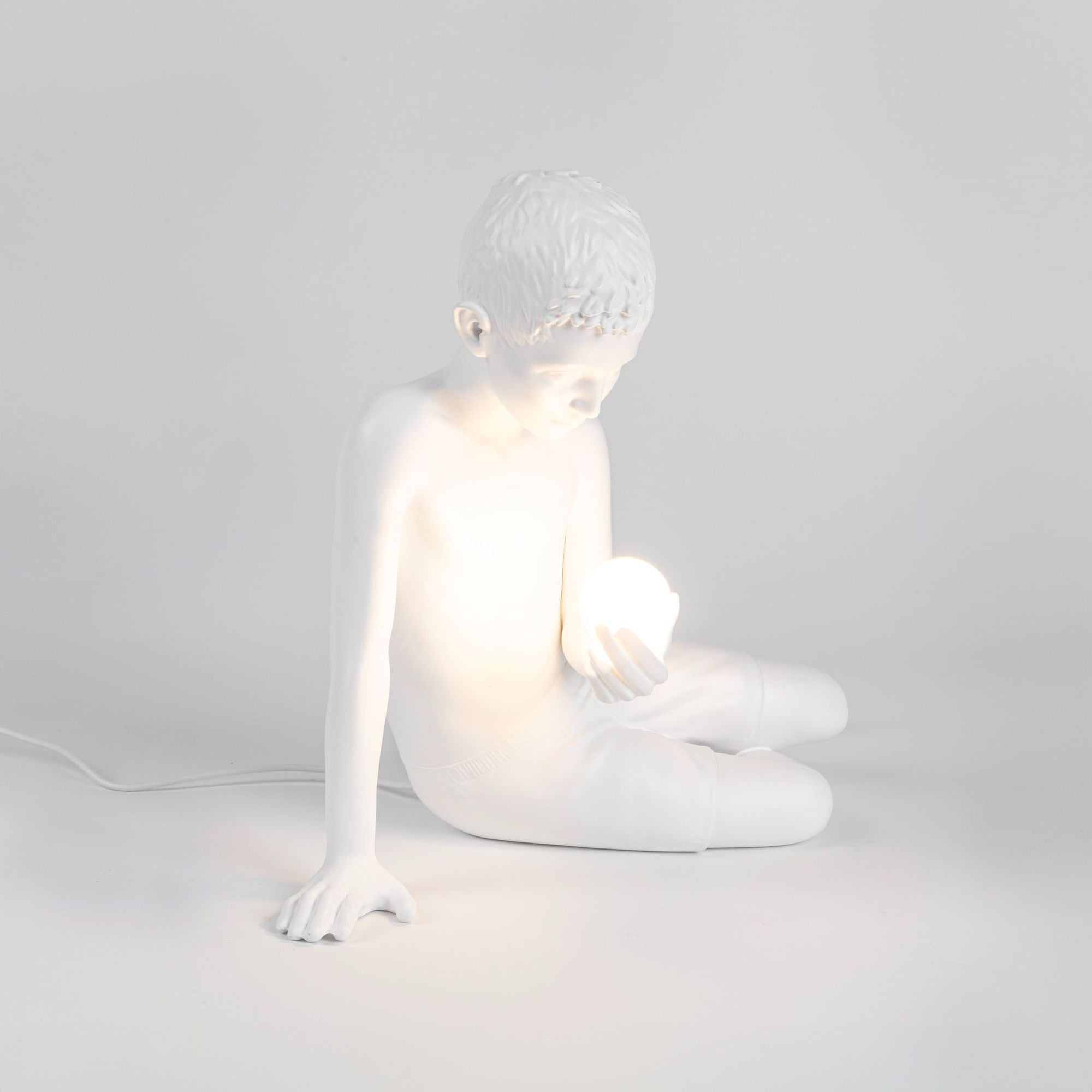 Seletti Innerflow Mini LED-Dekoleuchte Junge Harz