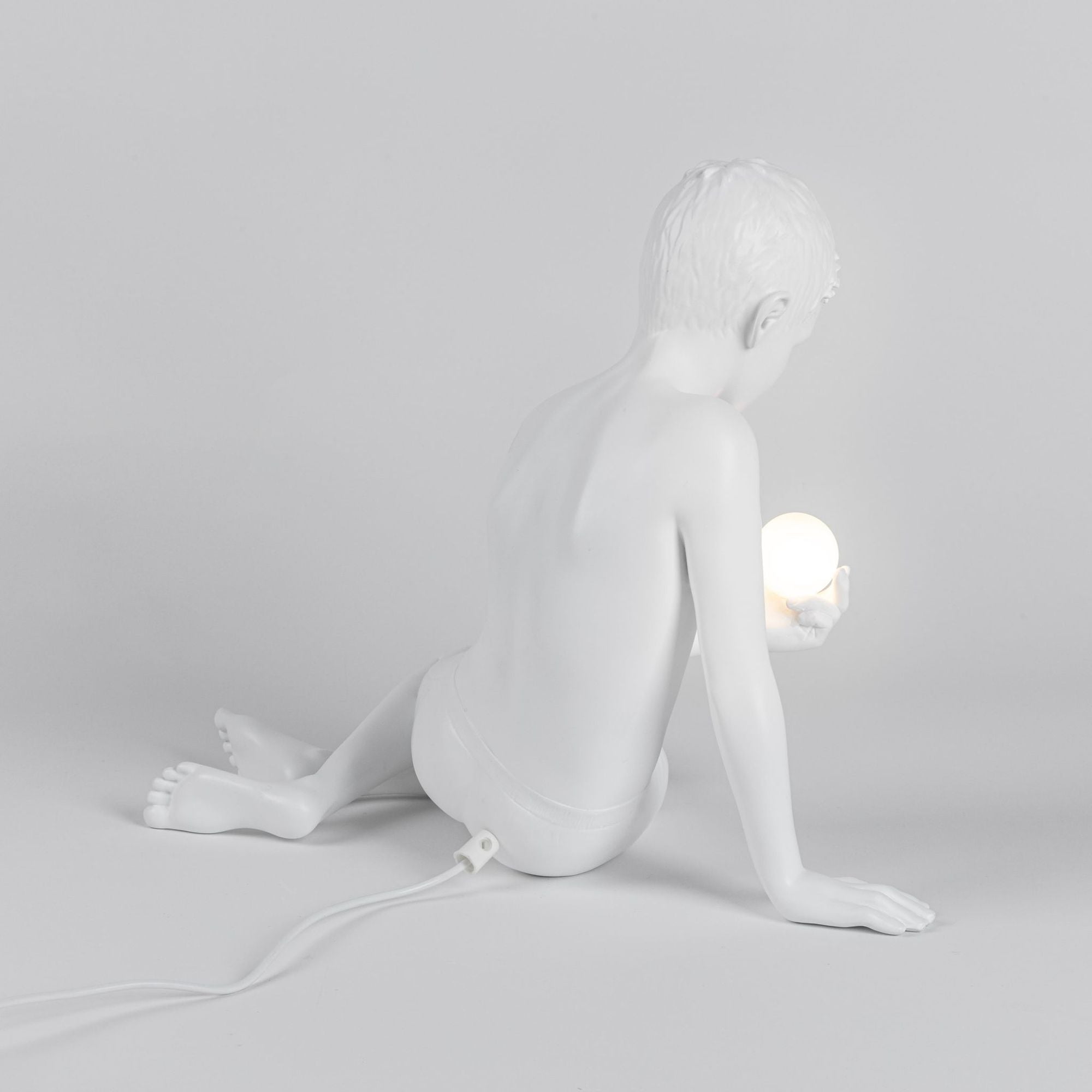 Seletti Innerflow Mini LED-Dekoleuchte Junge Harz