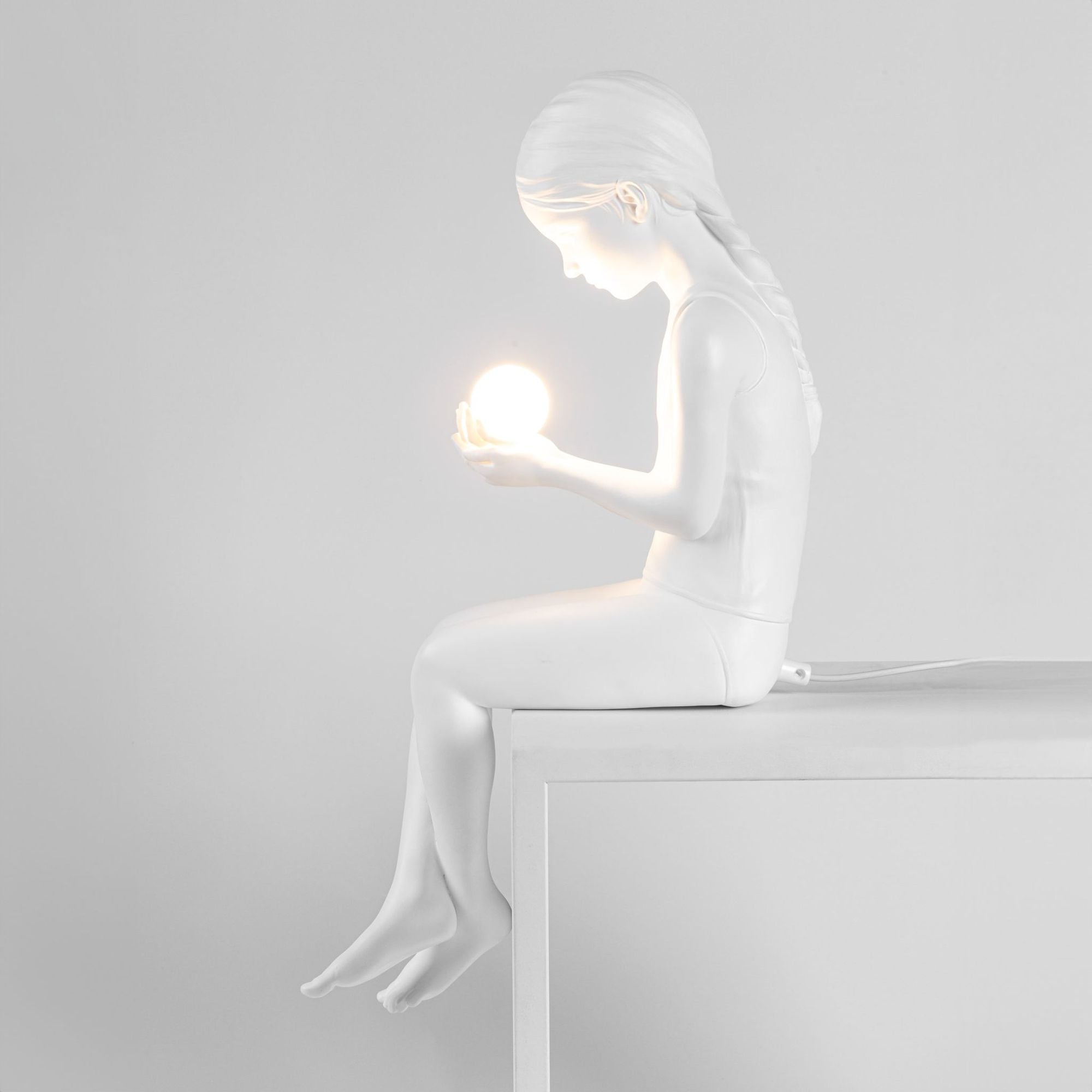 Seletti Innerglow Mini LED-Tischleuchte Mädchen dimmbar
