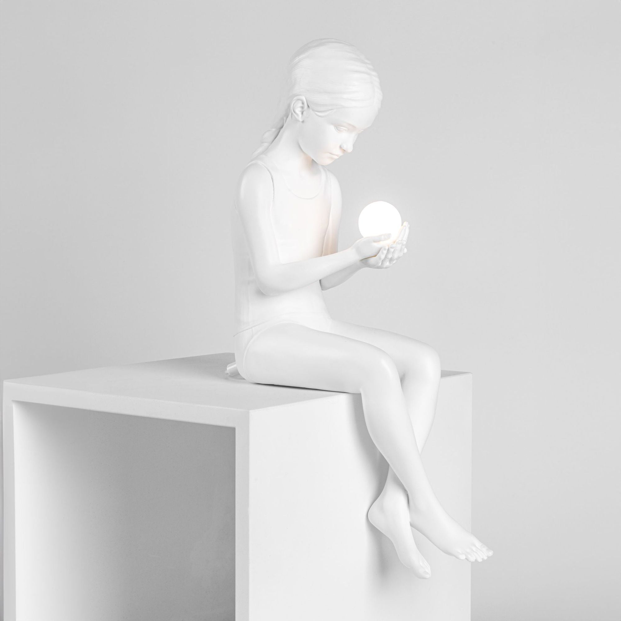 Seletti Innerglow Mini LED-Tischleuchte Mädchen dimmbar