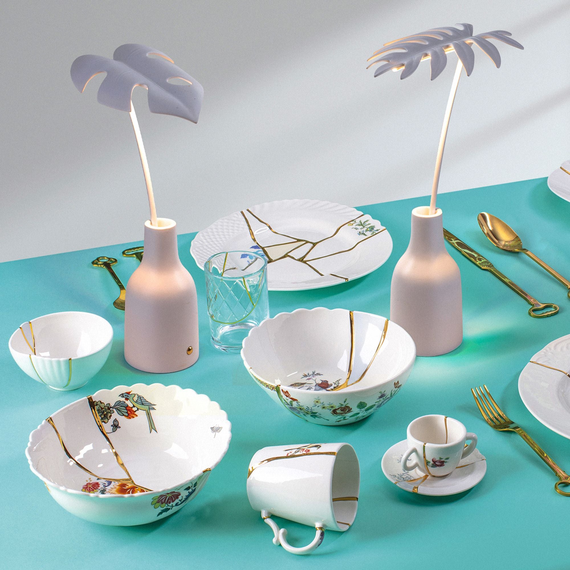 Seletti Leaf Light Delicio LED-Tischleuchte dimmbar