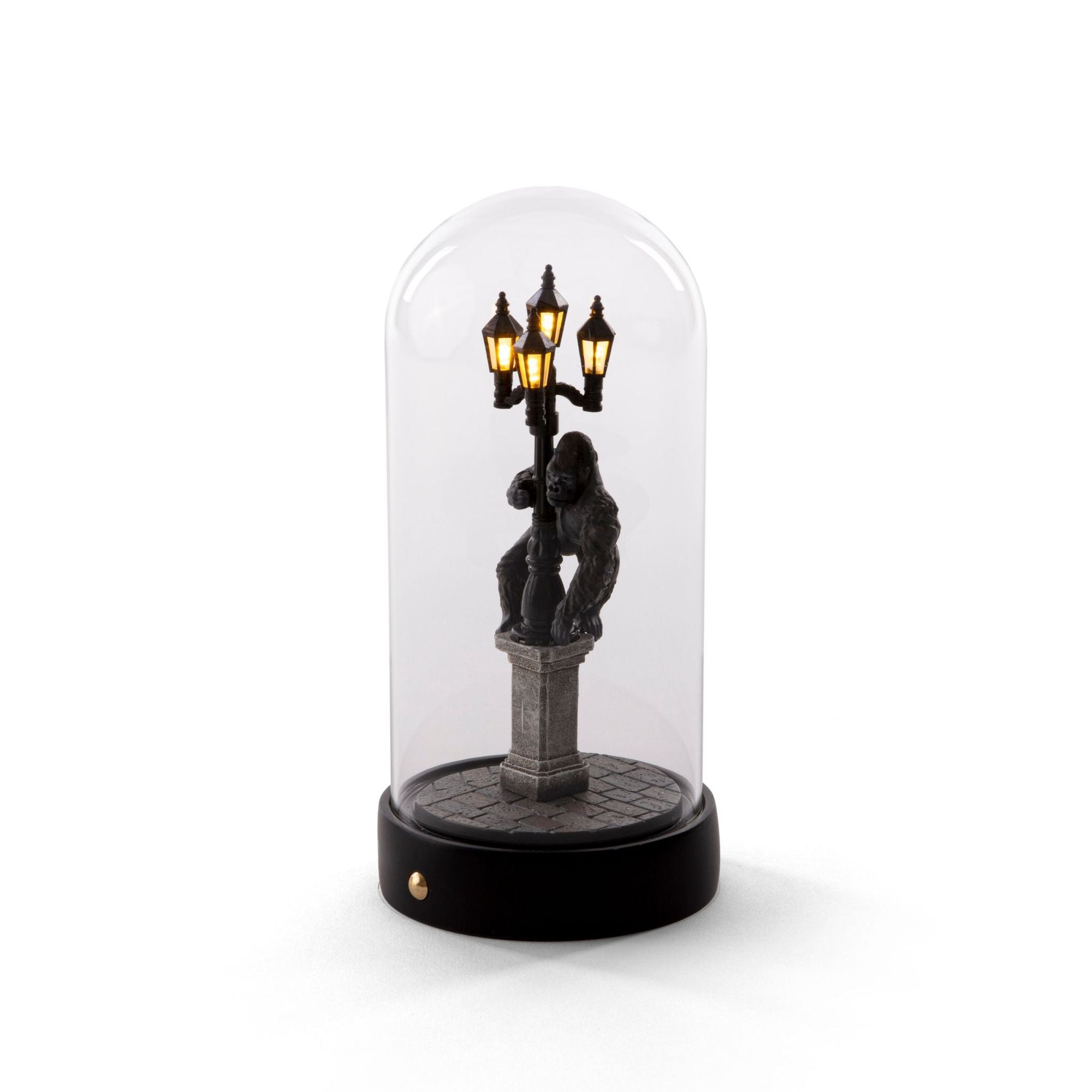 Seletti My Little Kong LED-Tischleuchte Harz Glas Schwarz