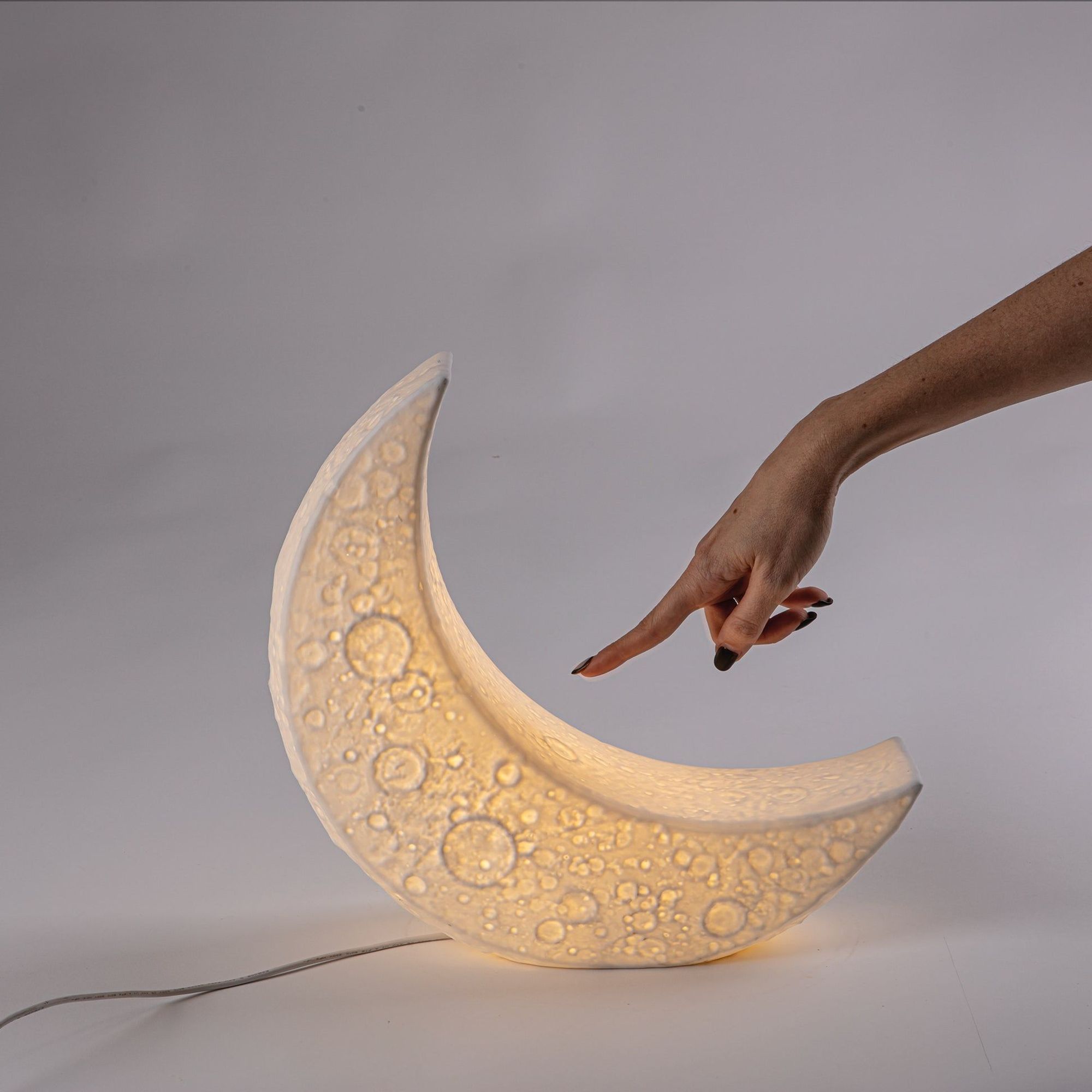 Seletti My Tiny Moon LED-Tischleuchte Warmweiß