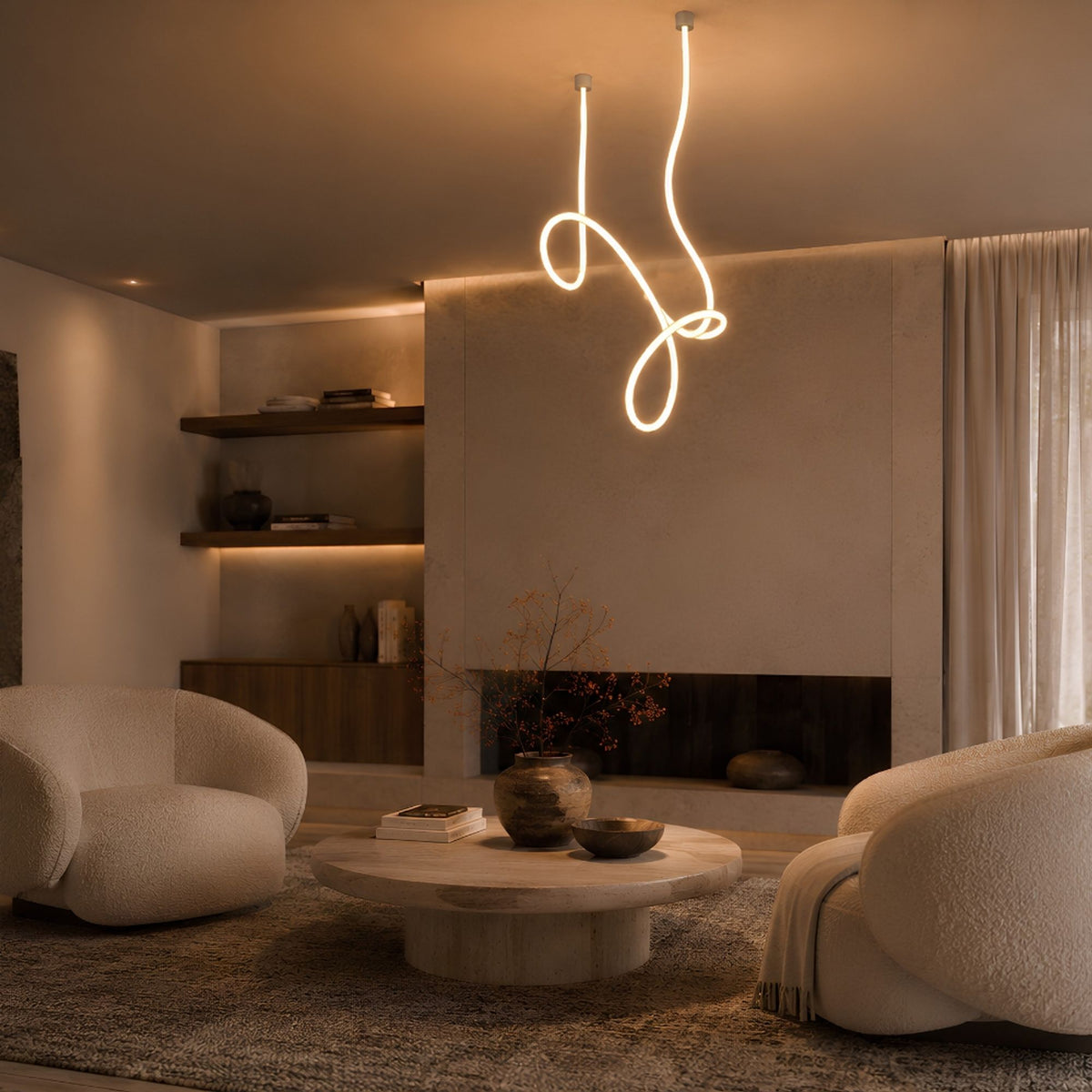 s.luce Arion Flex LED Hänge- & Deckenleuchte Licht-Schlauch - 199456 - s.luce® - homecoming lights.