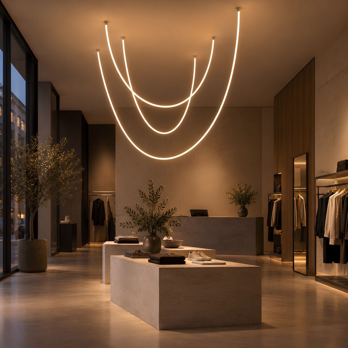 s.luce Arion LED Hänge- & Deckenlampe Licht-Schlauch