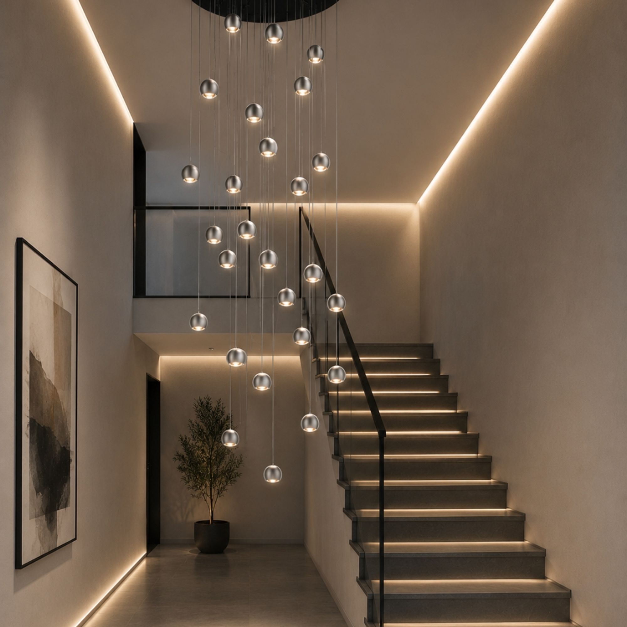 s.luce Beam LED Galerieleuchte Ø 8cm 500cm - 197829 - s.luce® - homecoming lights.