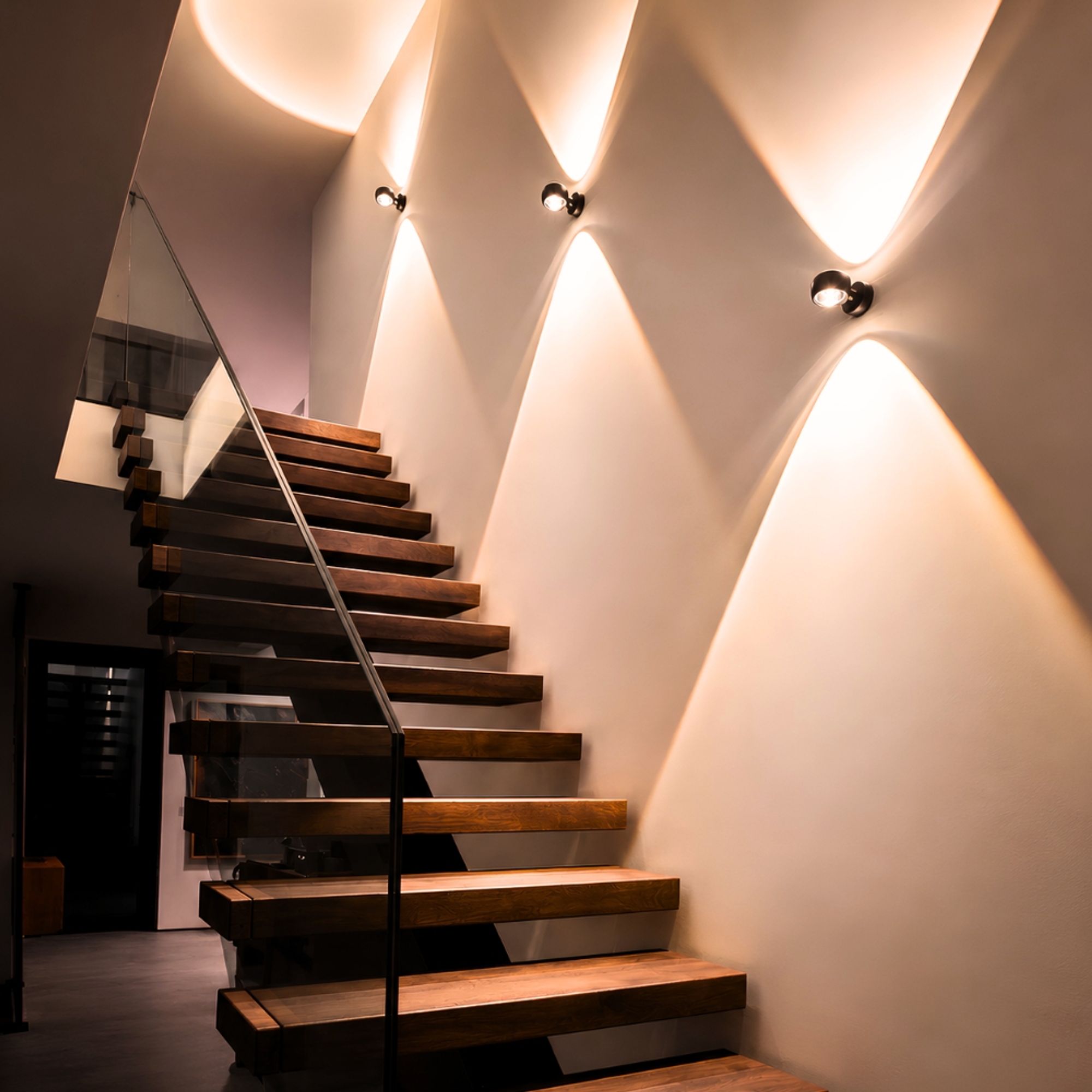 s.luce Beam Wandleuchte Up & Down mit Glaslinsen - 157348 - s.luce® - homecoming lights.