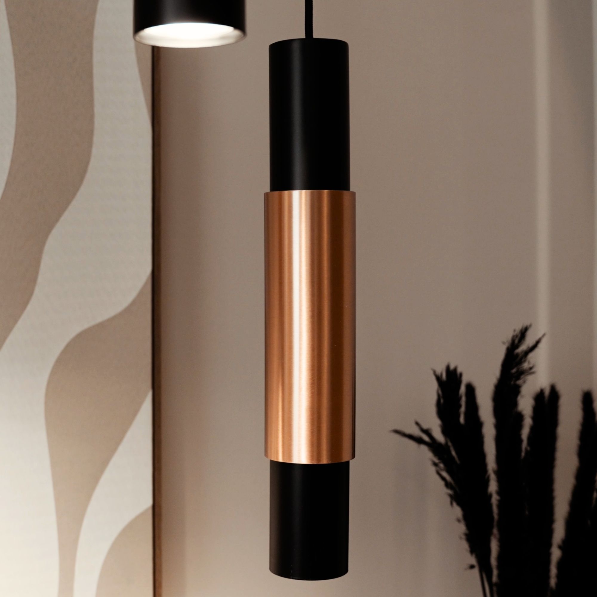 s.luce Hängelampe Crutch inkl. tauschbarem Deko Zylinder - 145189 - s.luce® - homecoming lights.