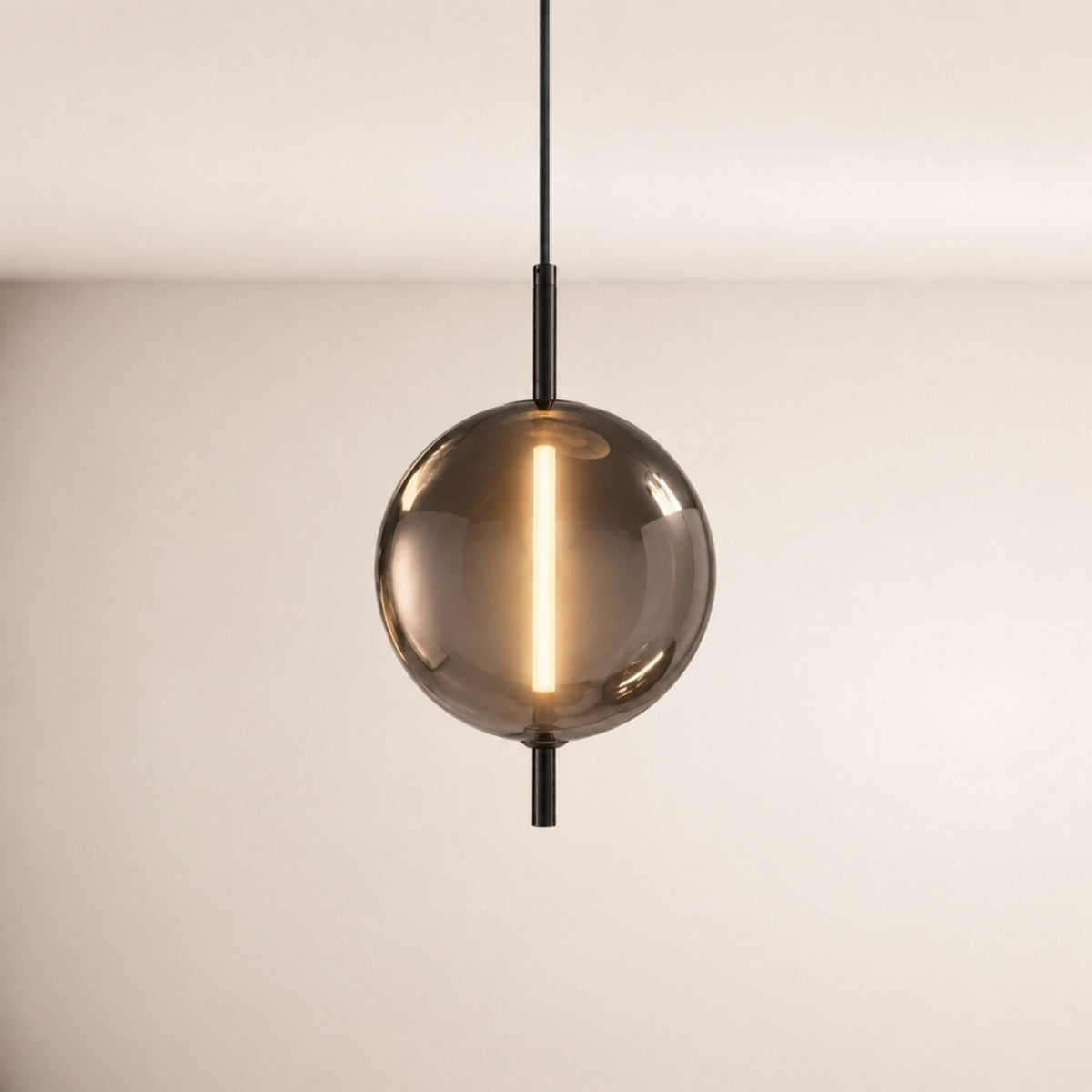 s.luce Mira Design Galerie LED Glas-Hängeleuchte 500cm