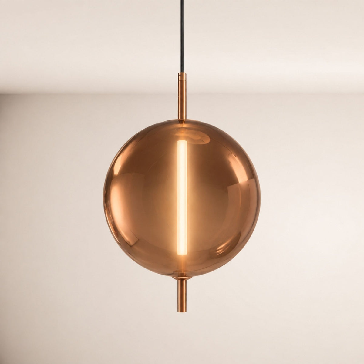 s.luce Mira Design Galerie LED Glas-Hängeleuchte 500cm