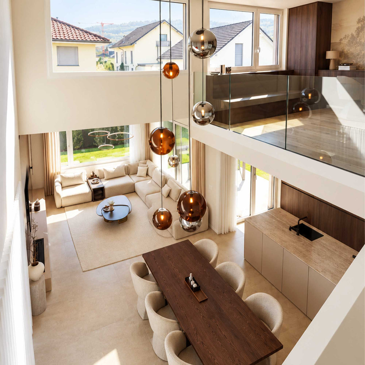 s.luce Orb Galerielampe 8-flammig Modular - 179418 - s.luce® - homecoming lights.