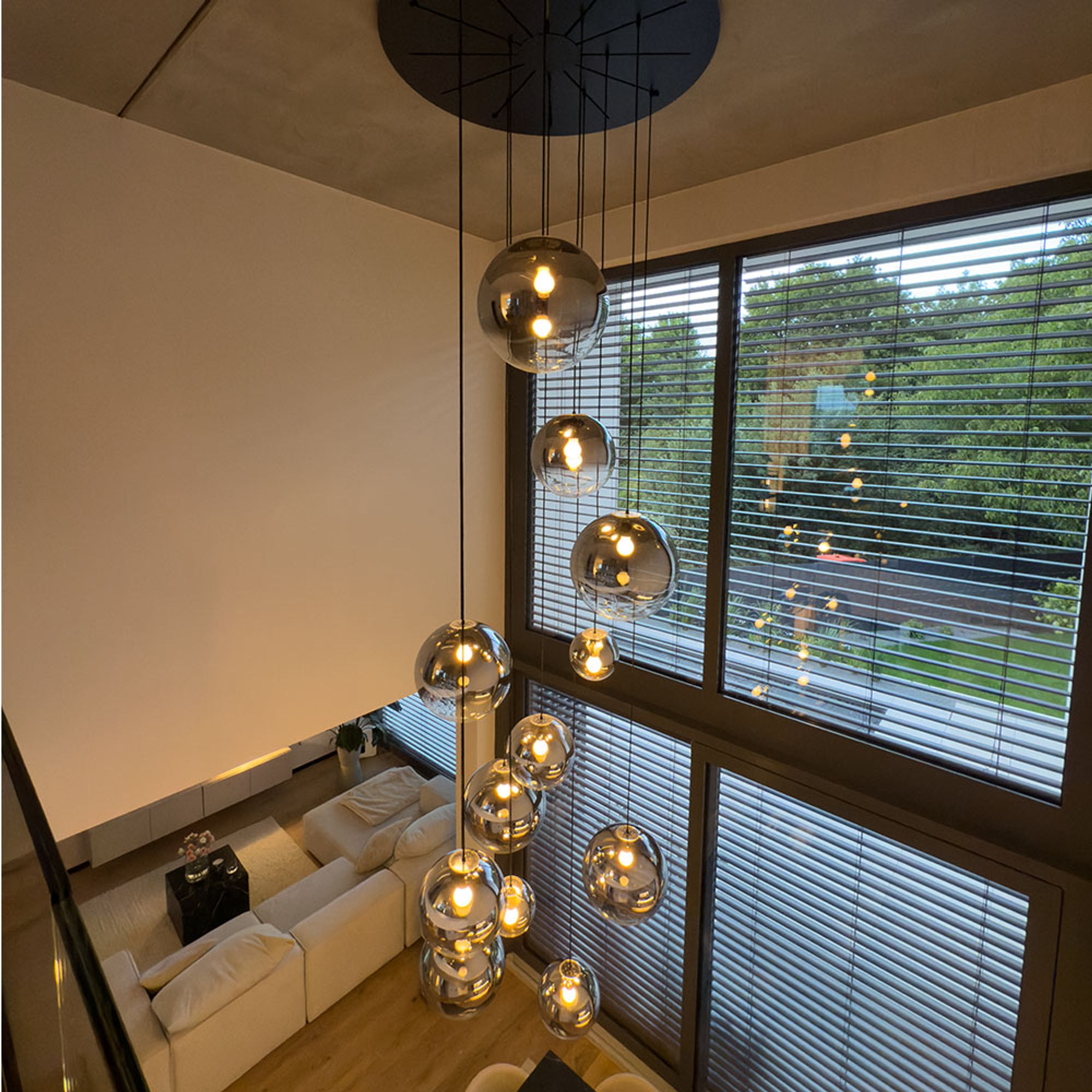 s.luce Orb Galerielampe 8-flammig Modular - 179423 - s.luce® - homecoming lights.