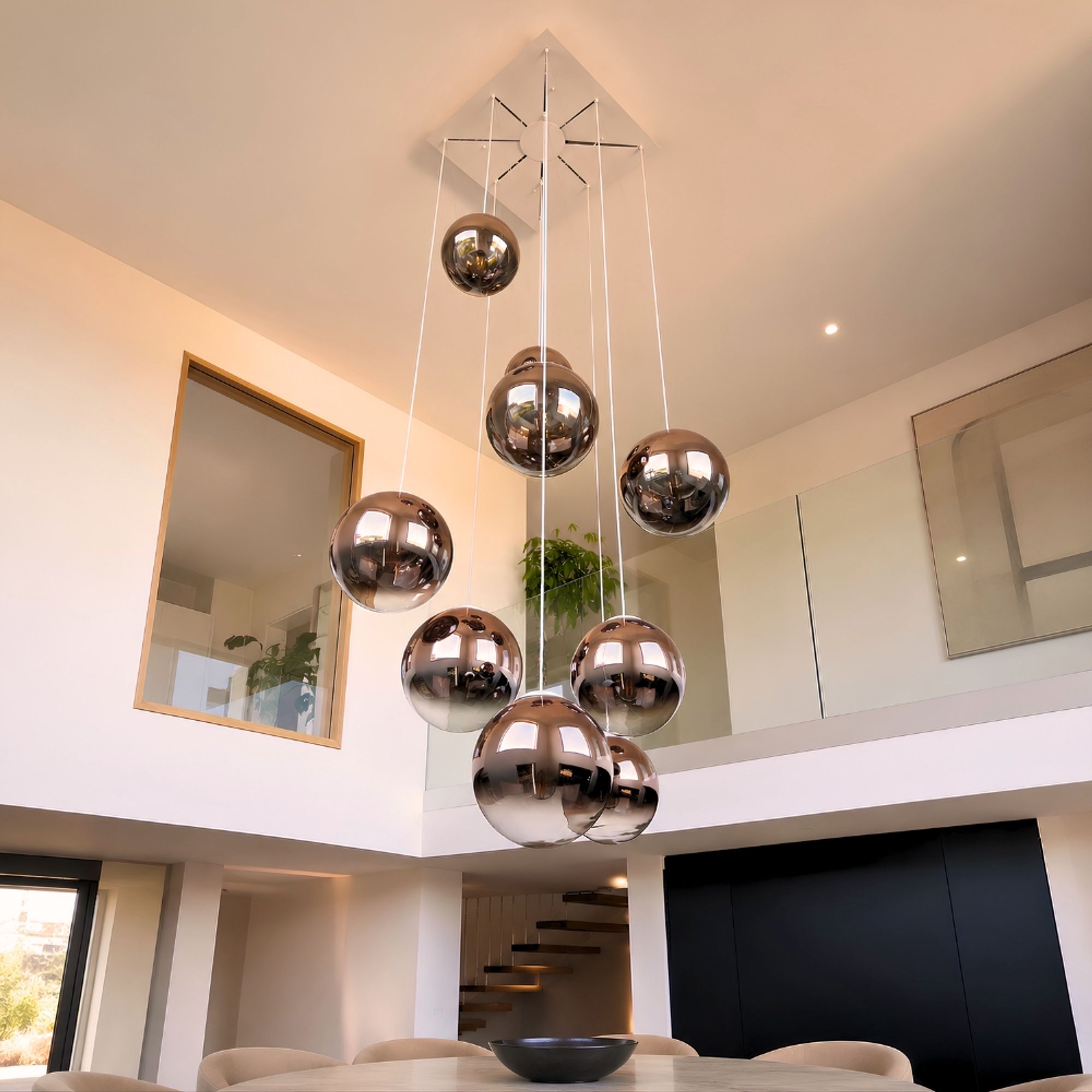 s.luce Orb Galerielampe 8-flammig Modular - 179423 - s.luce® - homecoming lights.