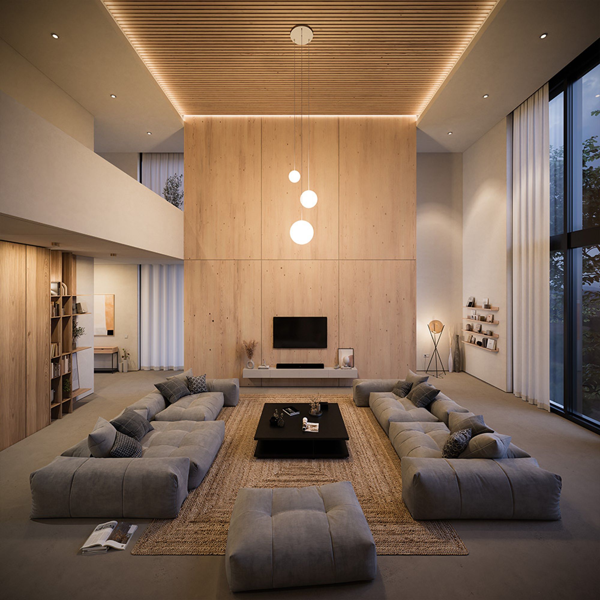 s.luce Modular Hängeleuchten-Baldachin 3-flammig oder 5-flammig - 139317 - s.luce® - homecoming lights.
