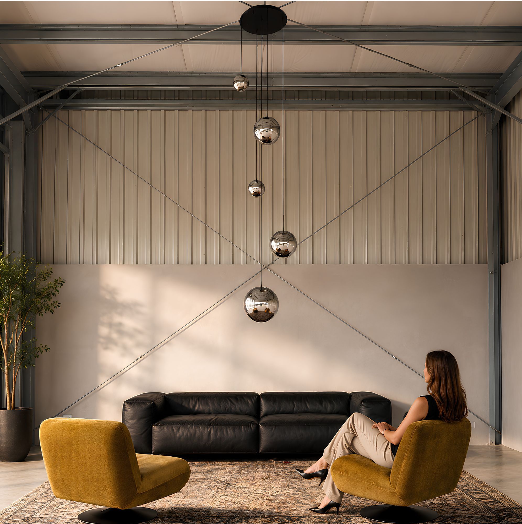 s.luce Orb Glaskugel Galerieleuchte 500cm Aufhängung Schwarz - 189339 - s.luce® - homecoming lights.