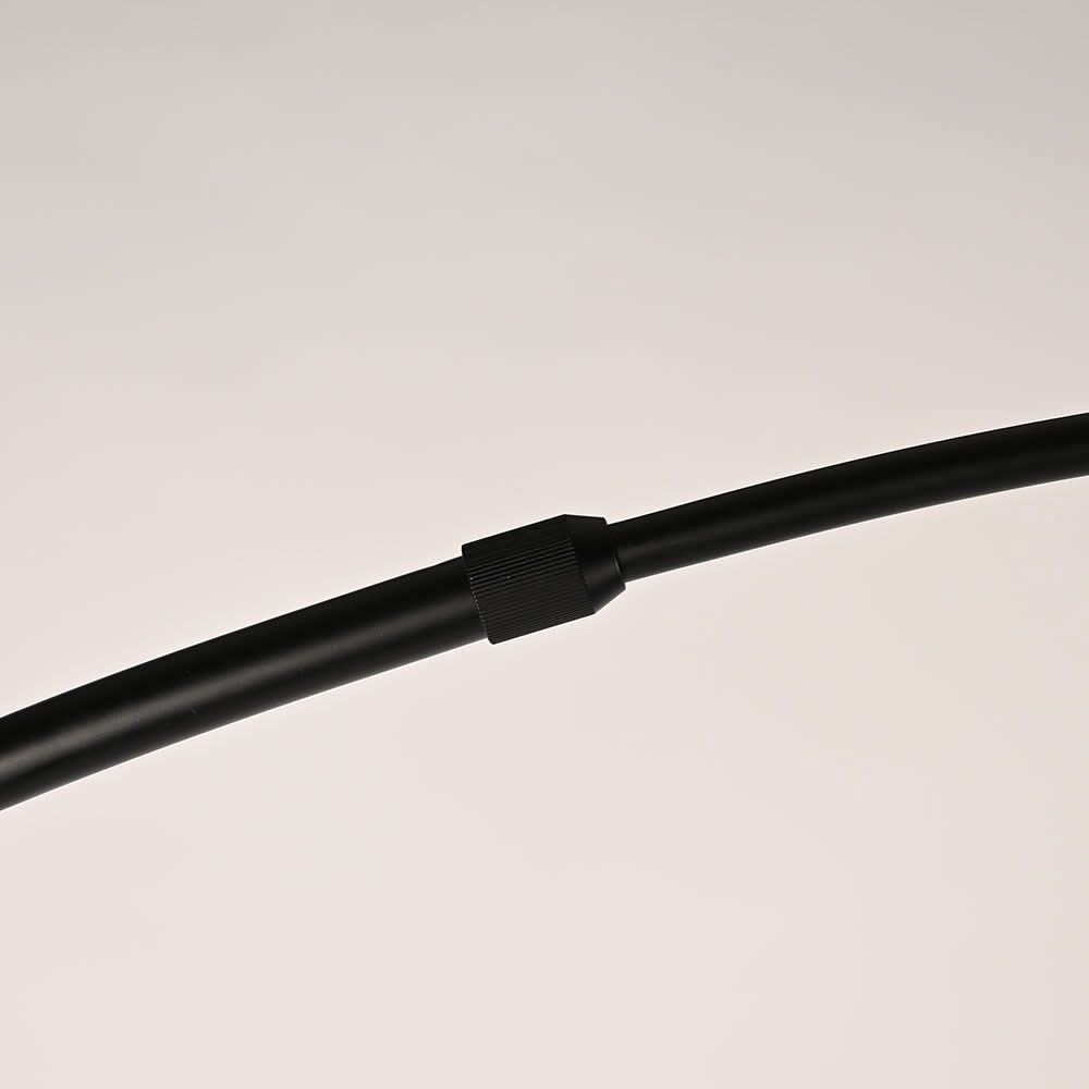 s.luce Ball Design-Bogenlampe mit Marmorfuß modern