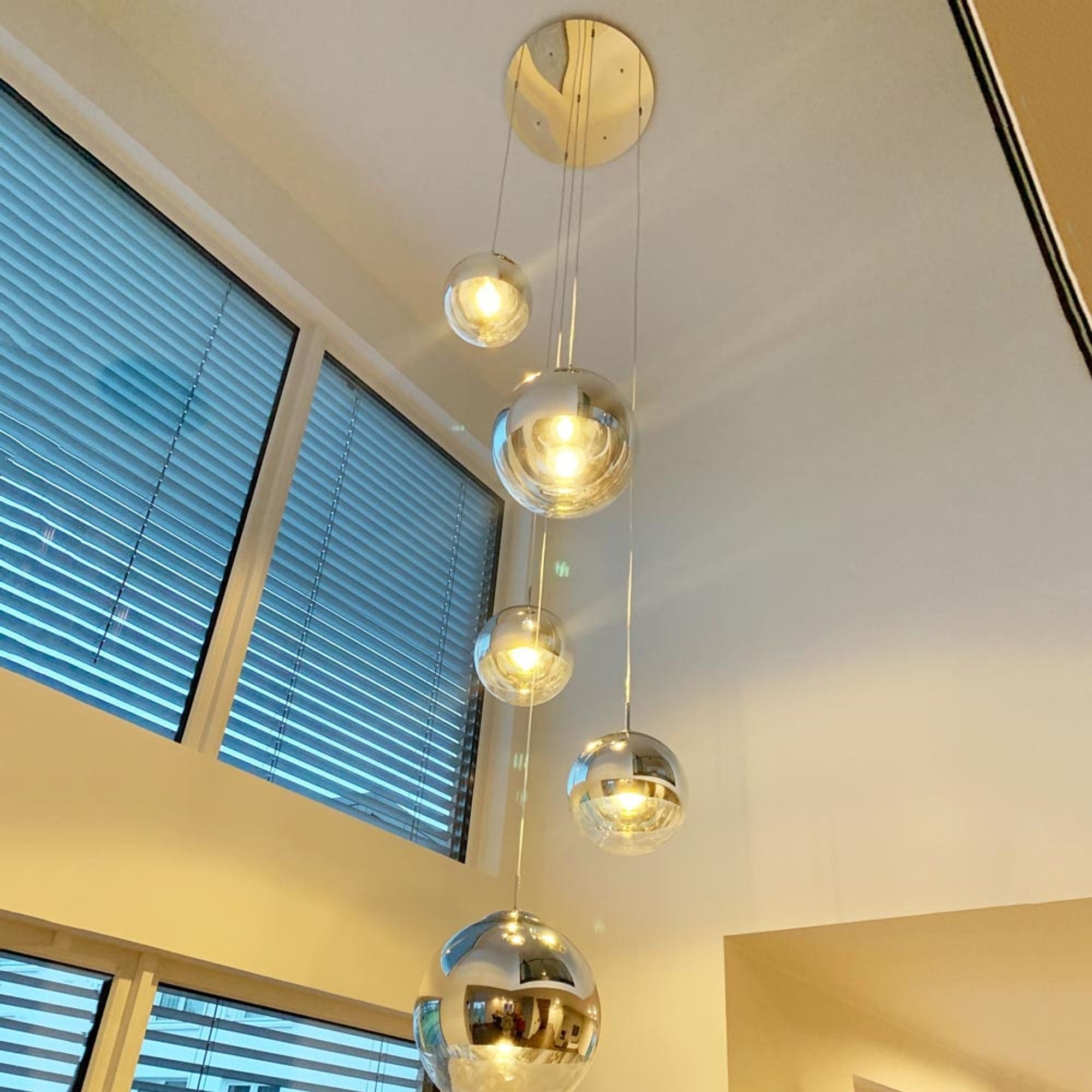 s.luce Fairy Galerieleuchte 3- oder 5-flammig mit Modular Baldachin