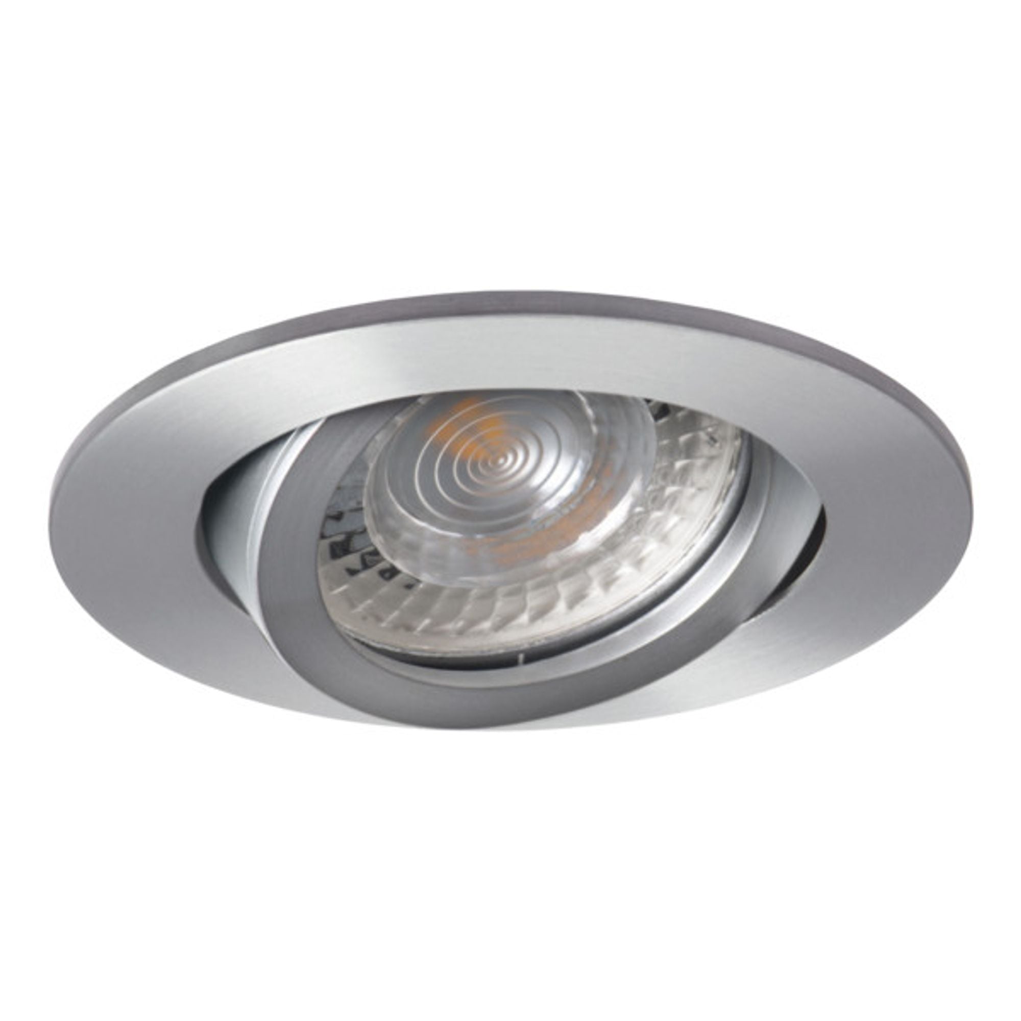 s.luce GU10 Einbaustrahler True schwenkbar 230V Alu-Matt