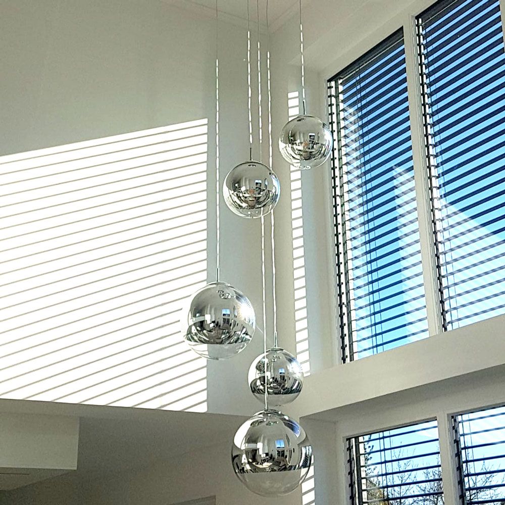 s.luce Modular Hängeleuchten-Baldachin 3-flammig oder 5-flammig