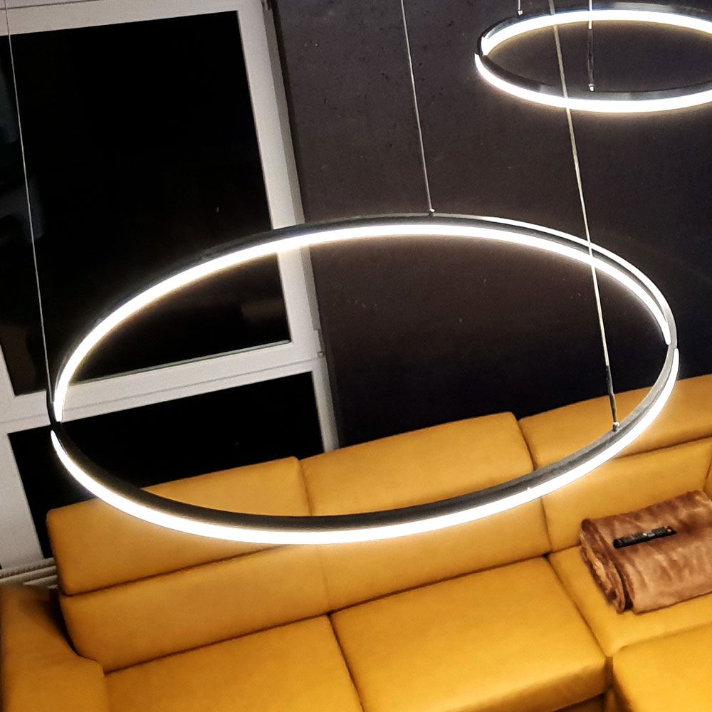 s.luce LED Ring Hängeleuchte Ø 120cm