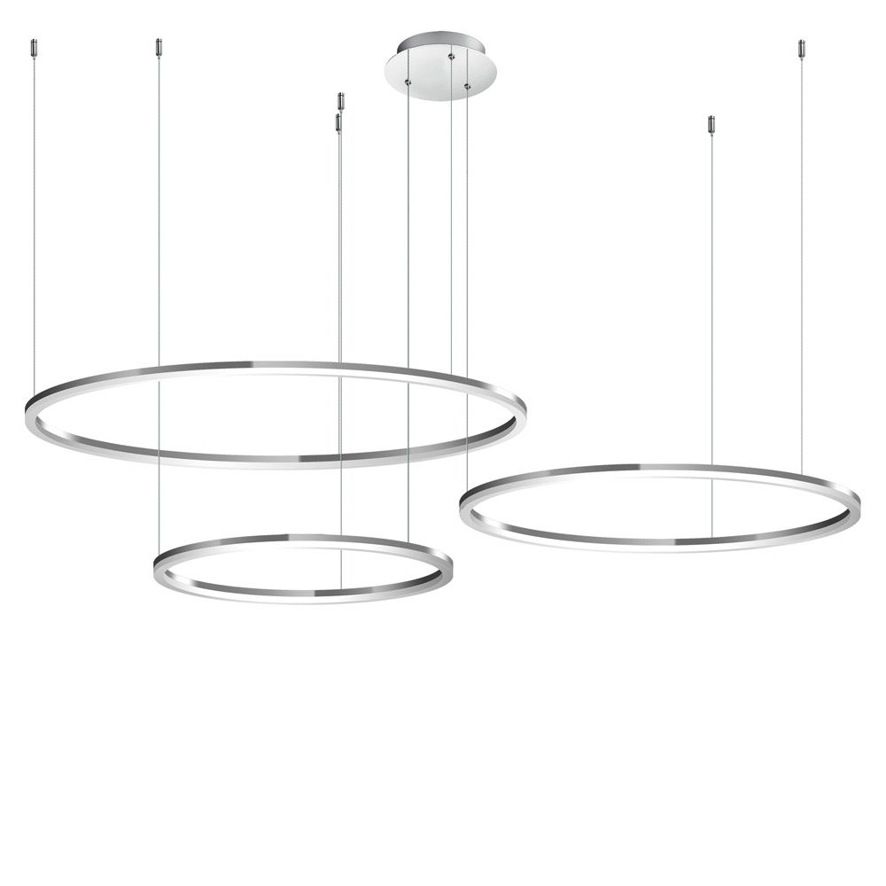 s.luce LED Ring Hängeleuchte Ø 120cm