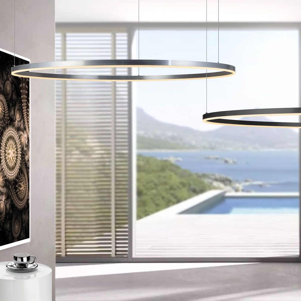 s.luce LED Ring Hängeleuchte Ø 120cm