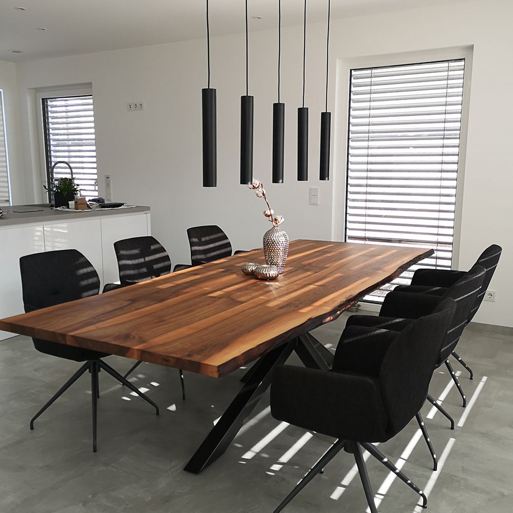 s.luce Lampe à suspendre moderne Crutch forme cylindrique