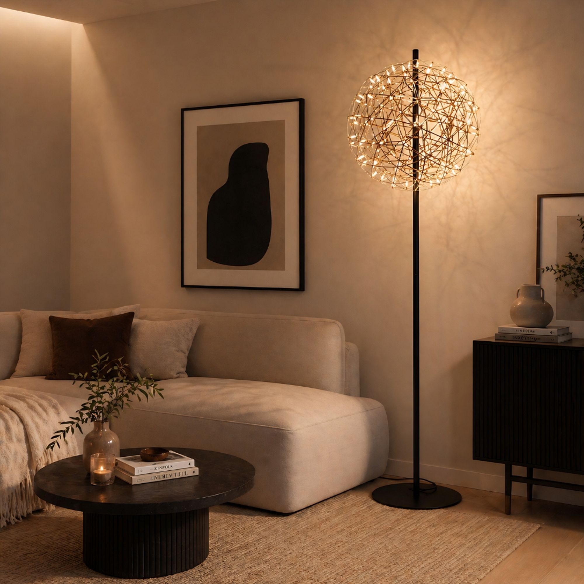 s.luce Atom LED - Stehleuchte aus Metall mit Touchdimmer - 190191 - s.luce® - homecoming lights.