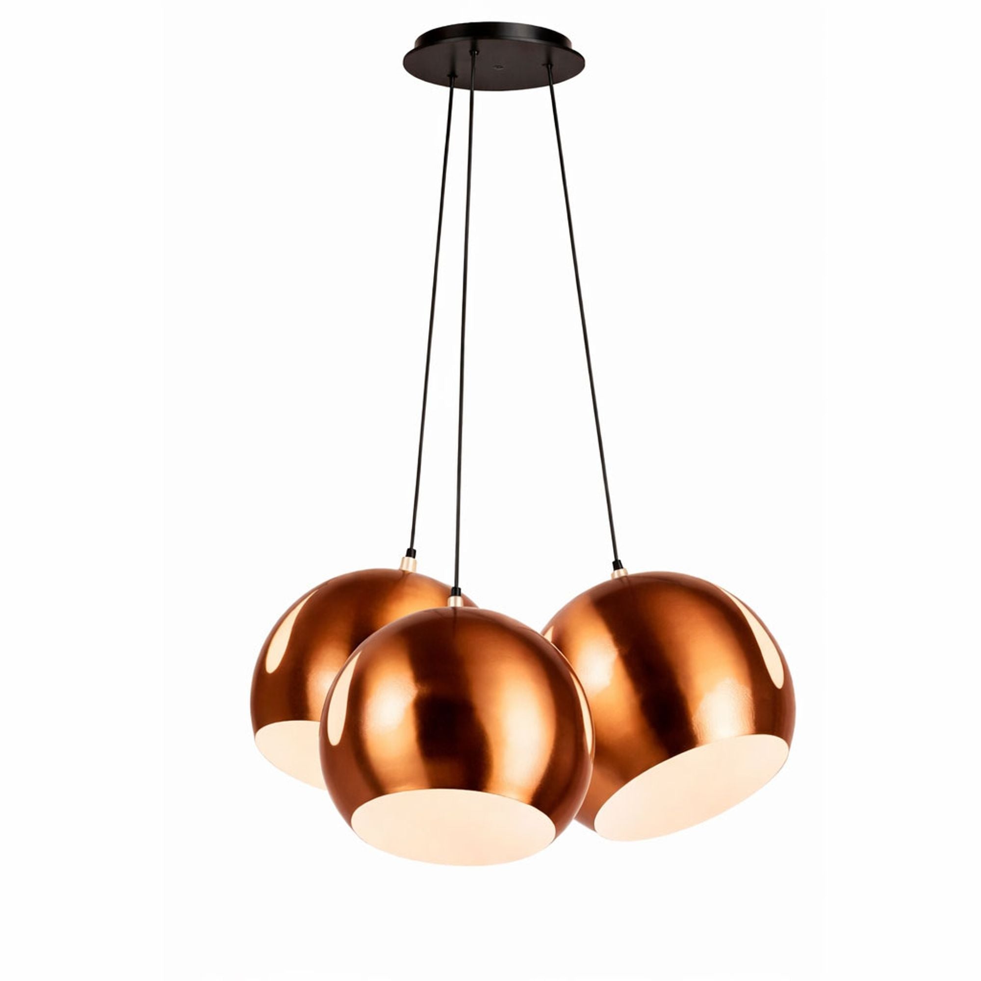 s.luce Ball Cluster Mehrfach-Pendelleuchte 3-flammig 3x30cm