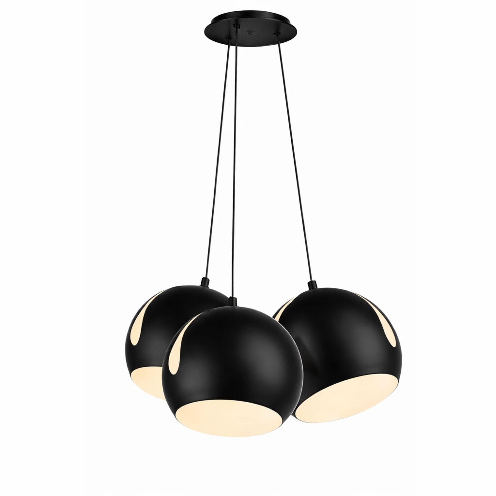 s.luce Ball Cluster Mehrfach-Pendelleuchte 3-flammig 3x30cm