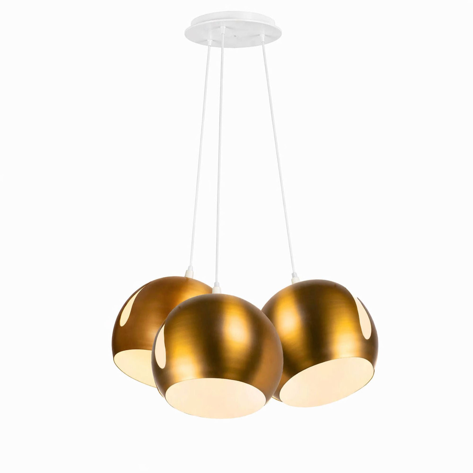 s.luce Ball Cluster Mehrfach-Pendelleuchte 3-flammig 3x30cm