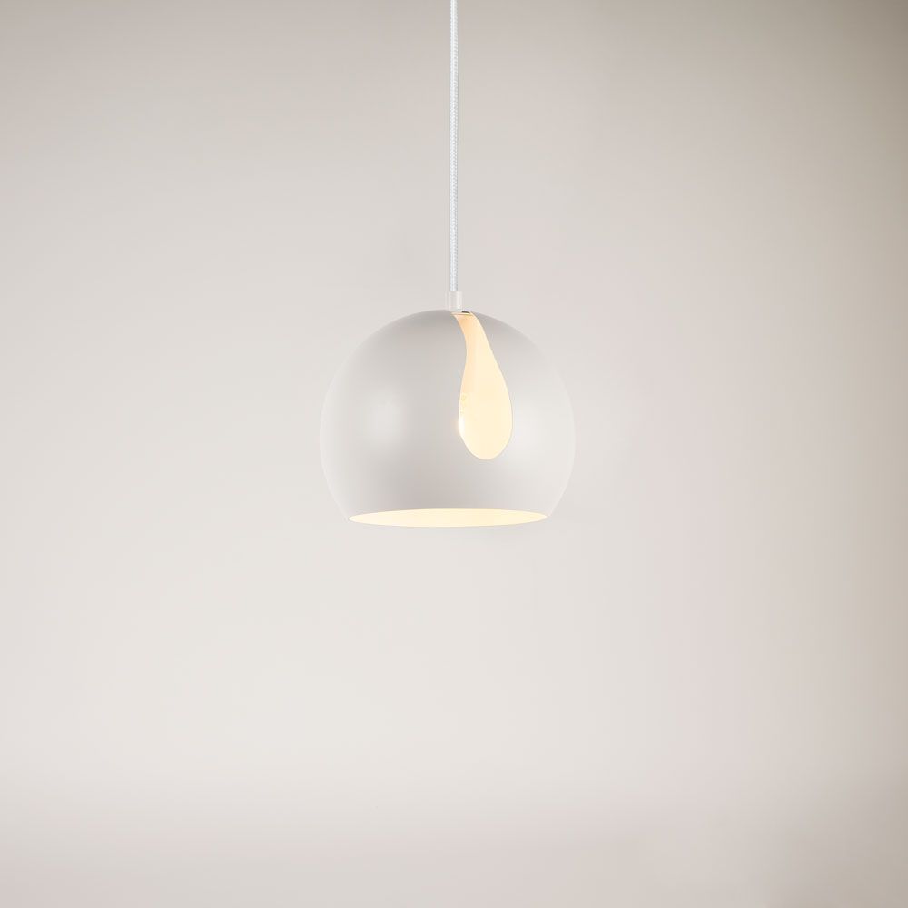 s.luce Ball Pendelleuchte tauschbarer Schirm