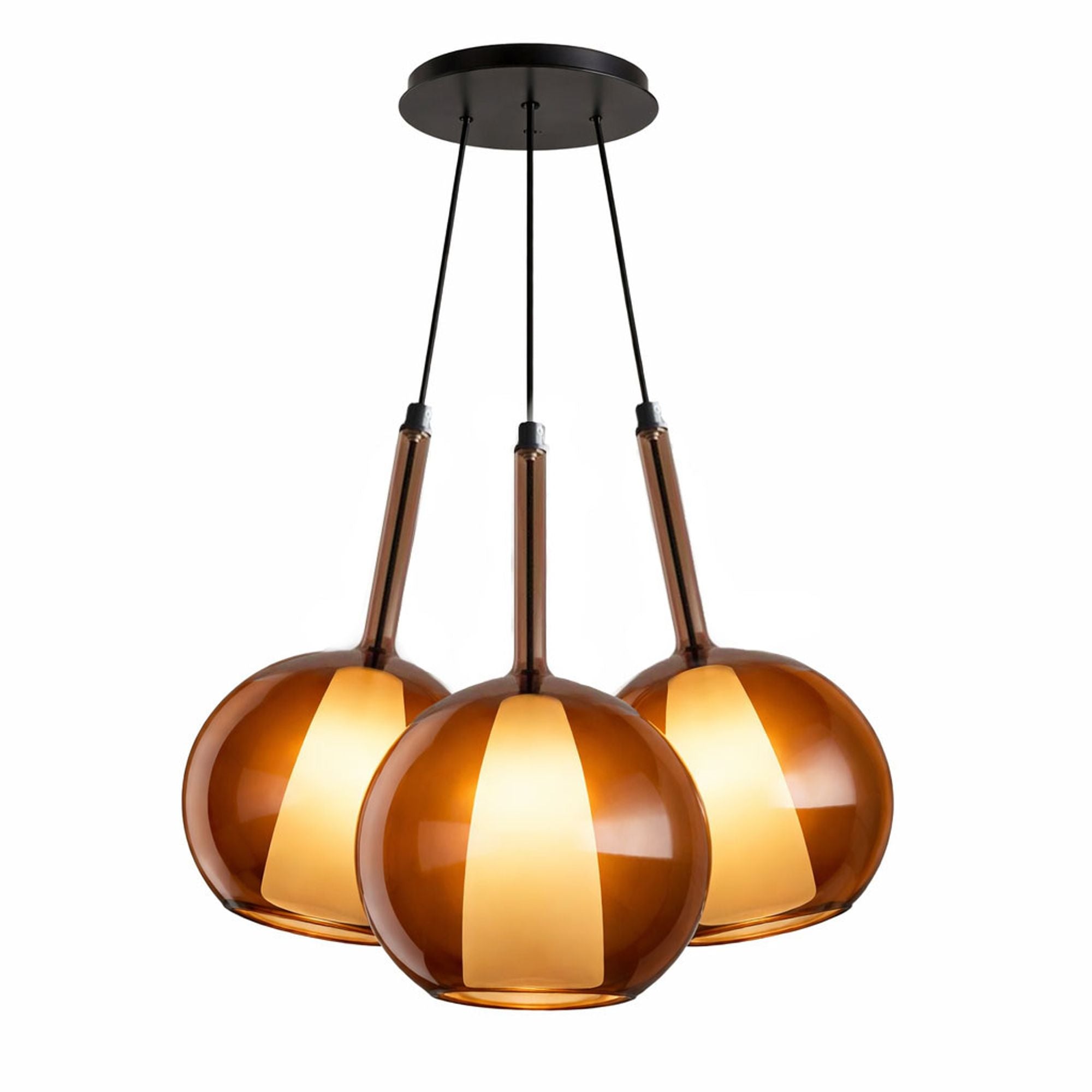 s.luce Belluna Cluster Glas - Hängeleuchte 3 - flammig - 199967 - s.luce® - homecoming lights.